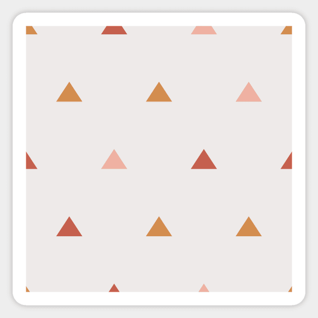 Triangle Pattern Sticker by StylishTayla